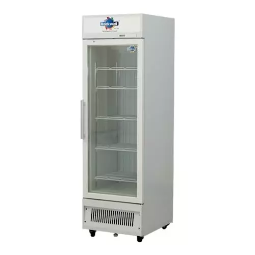Rockwell 379 L Single Glass Door Visi Freezer White, VF500C
