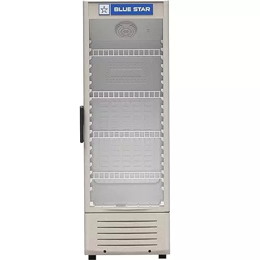 Blue Star 300 L Visi Cooler Single Door Temperature Range +2°C to +10°C in White Color, SC300F