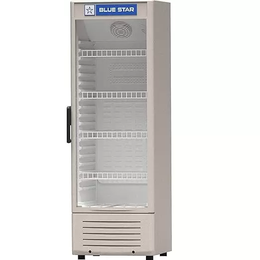 Blue Star 300 L Visi Cooler Single Door Temperature Range +2°C to +10°C in White Color, SC300F