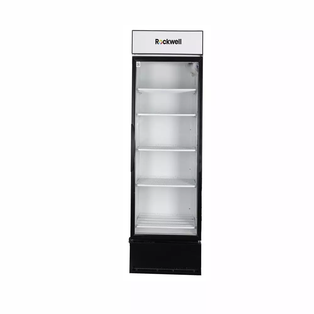 ROCKWELL 448 L Single Door Glass Visi Cooler, RVC550B
