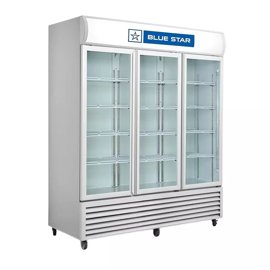 Blue Star 1075 L Visi Cooler Triple Door Temperature Range +1°C to +10°C