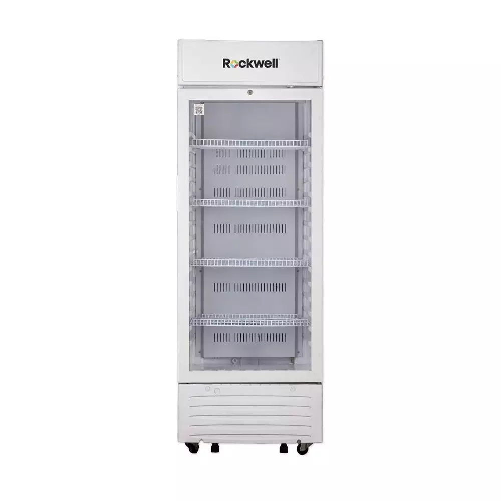 ROCKWELL 310 L Single Door Glass Visi Cooler, RVC400A