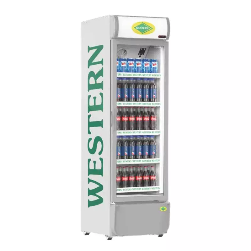 WESTERN Vertical Freezer 510 L Single Door with 6 Sleeves, SRC572HCT-GLGY