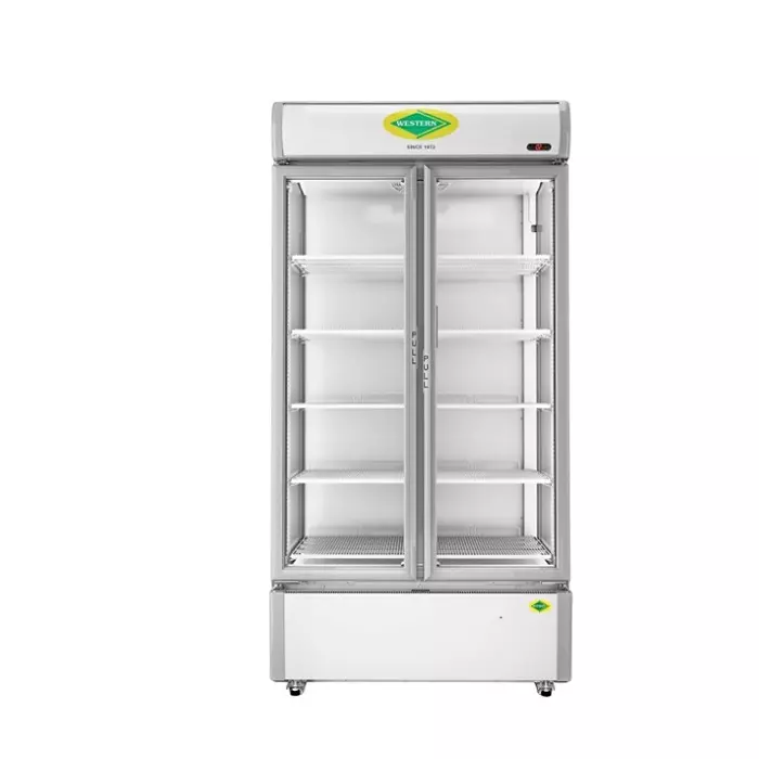WESTERN Vertical Freezer 807 L Double Door with 10 Sleeves, SRC950HCT-GL