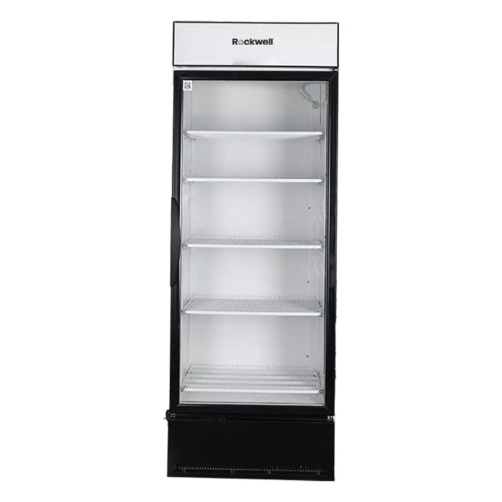 ROCKWELL 597 L Single Door Glass Visi Cooler, RVC700B