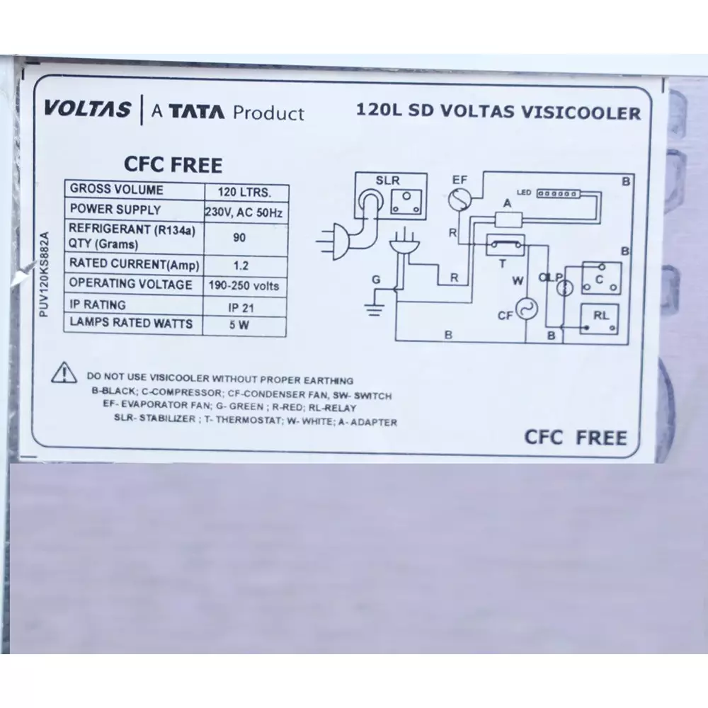 voltas-105-l-visi-cooler-single-glass-door-2-adjustable-shelves-and-0c-to-7c-temperature-range-vc-gt-120-sd-p