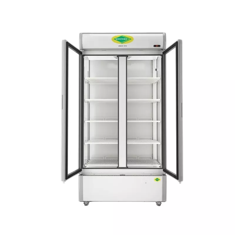 Western 807 L Double Door Visi Cooler, SRC950HC-GL
