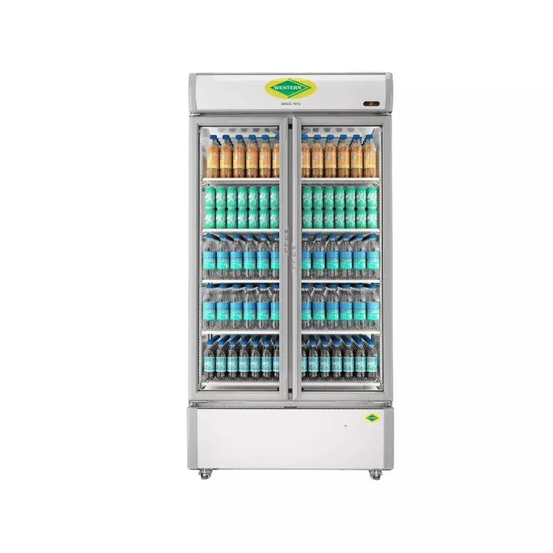 Western 807 L Double Door Visi Cooler, SRC950HC-GL