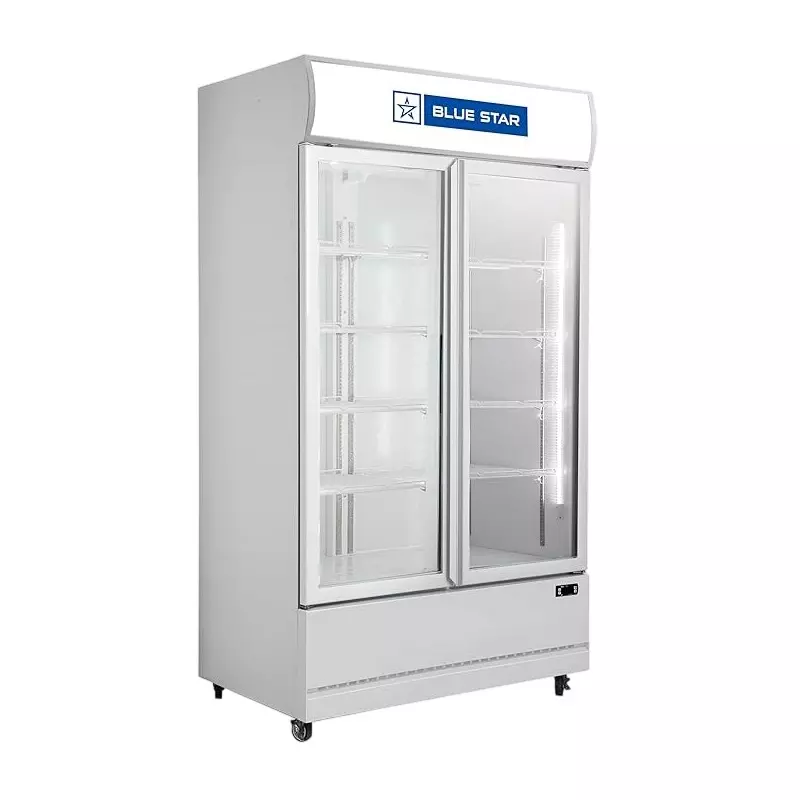 Blue Star 730 L Visi Cooler Double Door Temperature Range +1°C to +10°C in White Color, VC800CD