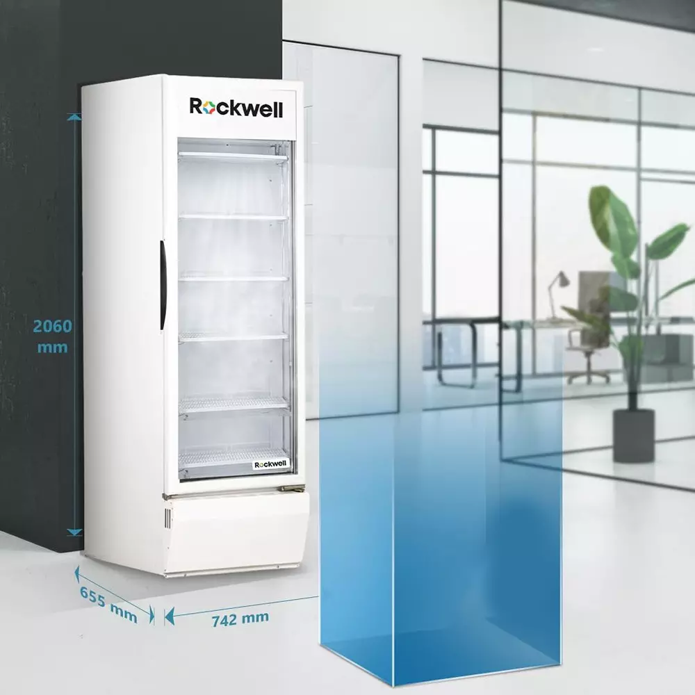 rockwell-visi-cooler-700-l-single-glass-door-6-shelves-with-led-lighting-auto-defogging-rvc700