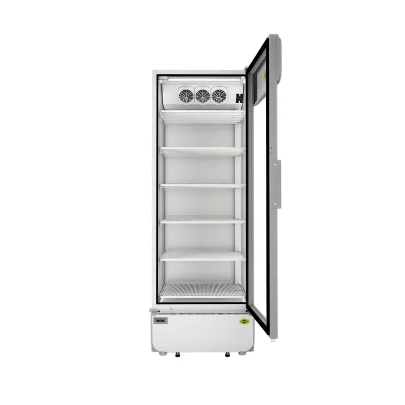 Western 585 L Single Door Fiber Metal White Visi Cooler, SRC752HC-GL