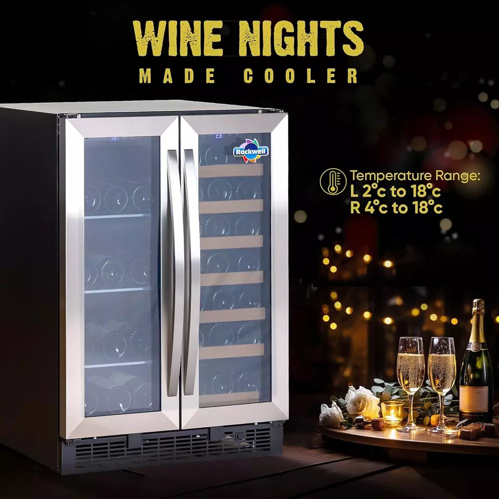 rockwell-87-wine-bottles-cooler-148-l-freestanding-dual-refrigerator-rwnd87