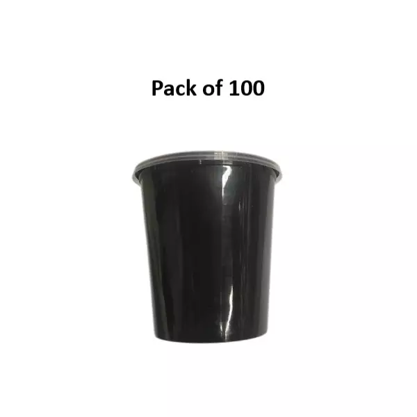GENERIC Round Plastic Container 1000 ml (Pack of 100)