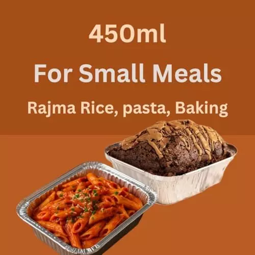 GENERIC Disposable Aluminum Foil Containers 660 ml (Pack of 1000)