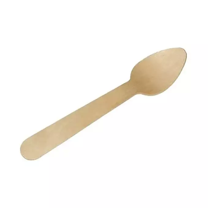 Navnath Wooden Spoon 152 mm (6 inch) 100% Disposable, Biodegradeable, Compo-Stable (Pack of 500)