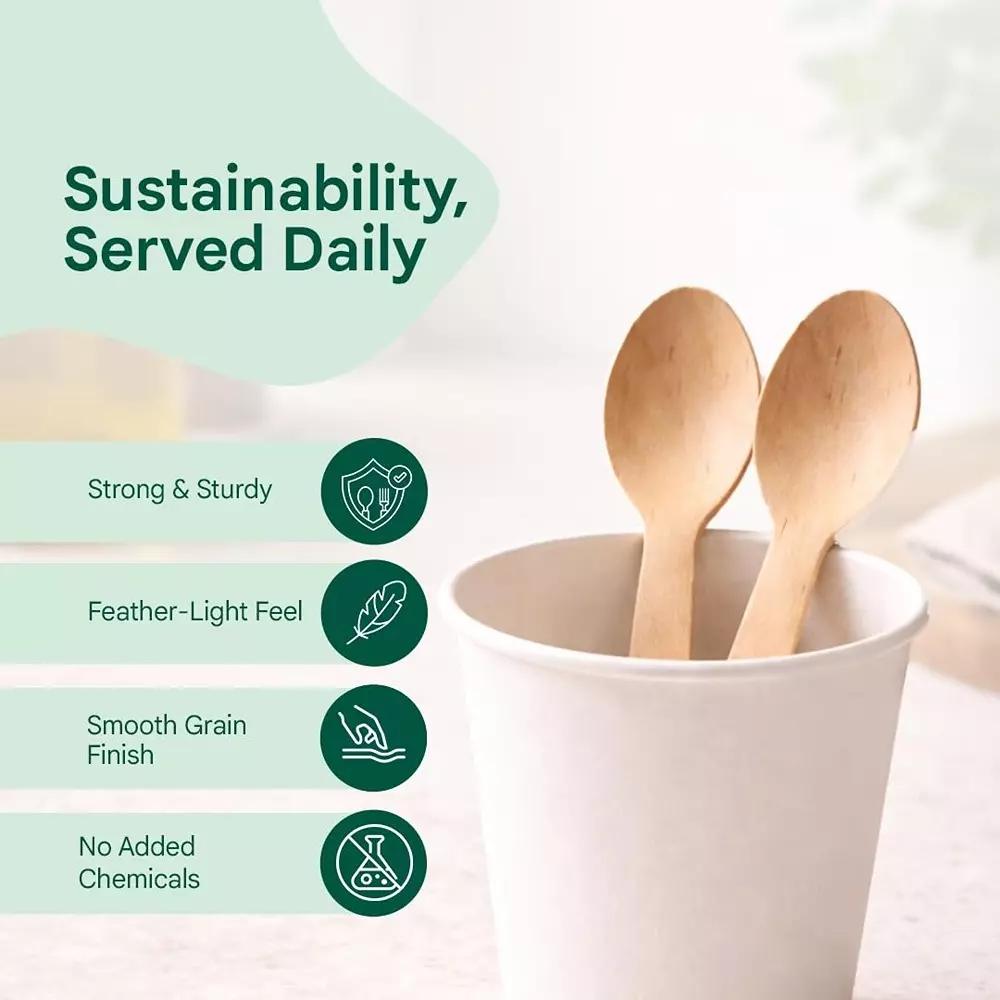 eco-aaroyaa-disposable-wooden-spoon-natural-brown-14-cm-length-for-hot-cold-foods-pack-of-100-pcs