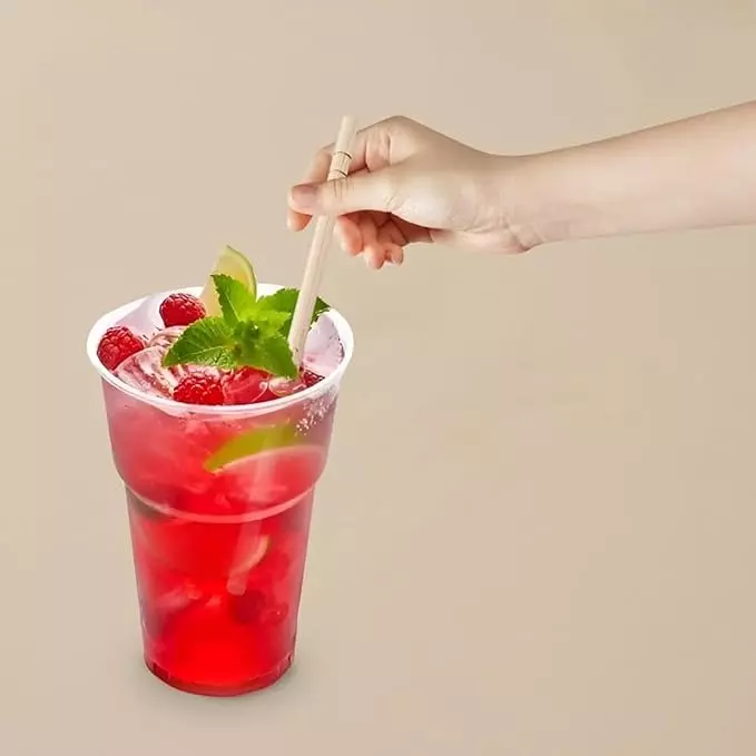 UMBRELLA CORPORATION 6 inch (152.4 mm) Disposable Beverage Stirrer Sticks  for Bars, Restaurants (Pack of 100)