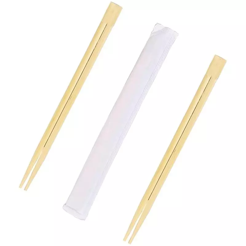 UMBRELLA CORPORATION 230 mm Disposable Bamboo Wooden Chopsticks  for Parties, Weddings, Events (Pack of 100)