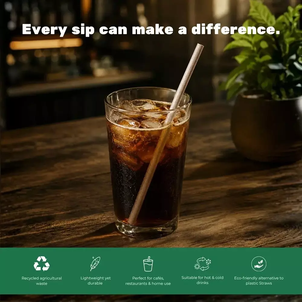 eco-aaroyaa-coffee-husk-straw-sugarcane-bagasse-natural-finish-natural-brown-21-cm-length-8-mm-diameter-for-cold-beverages-pack-of-50-pcs