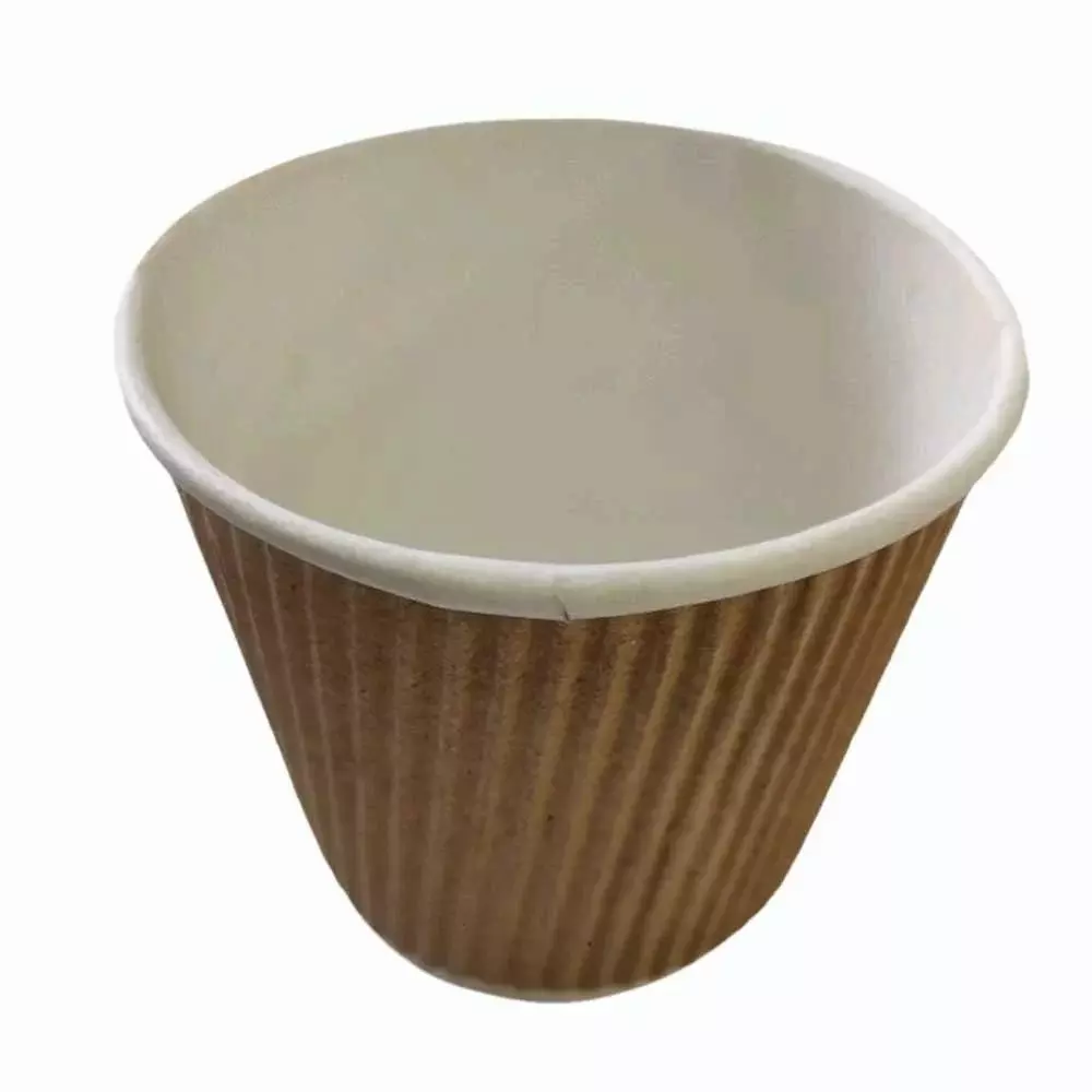 RFP Antique Ripple Paper Cup 150 ml Multi Design, RFP-15 (Pack of 2500)