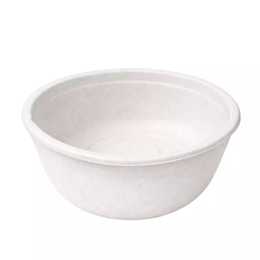 Eco Aaroyaa Disposable Bowl Sugarcane Bagasse White Round 120 ml for Desserts, Chutneys, Sauces, Ice Cream, And Snacks, (Pack of 25 Pcs)