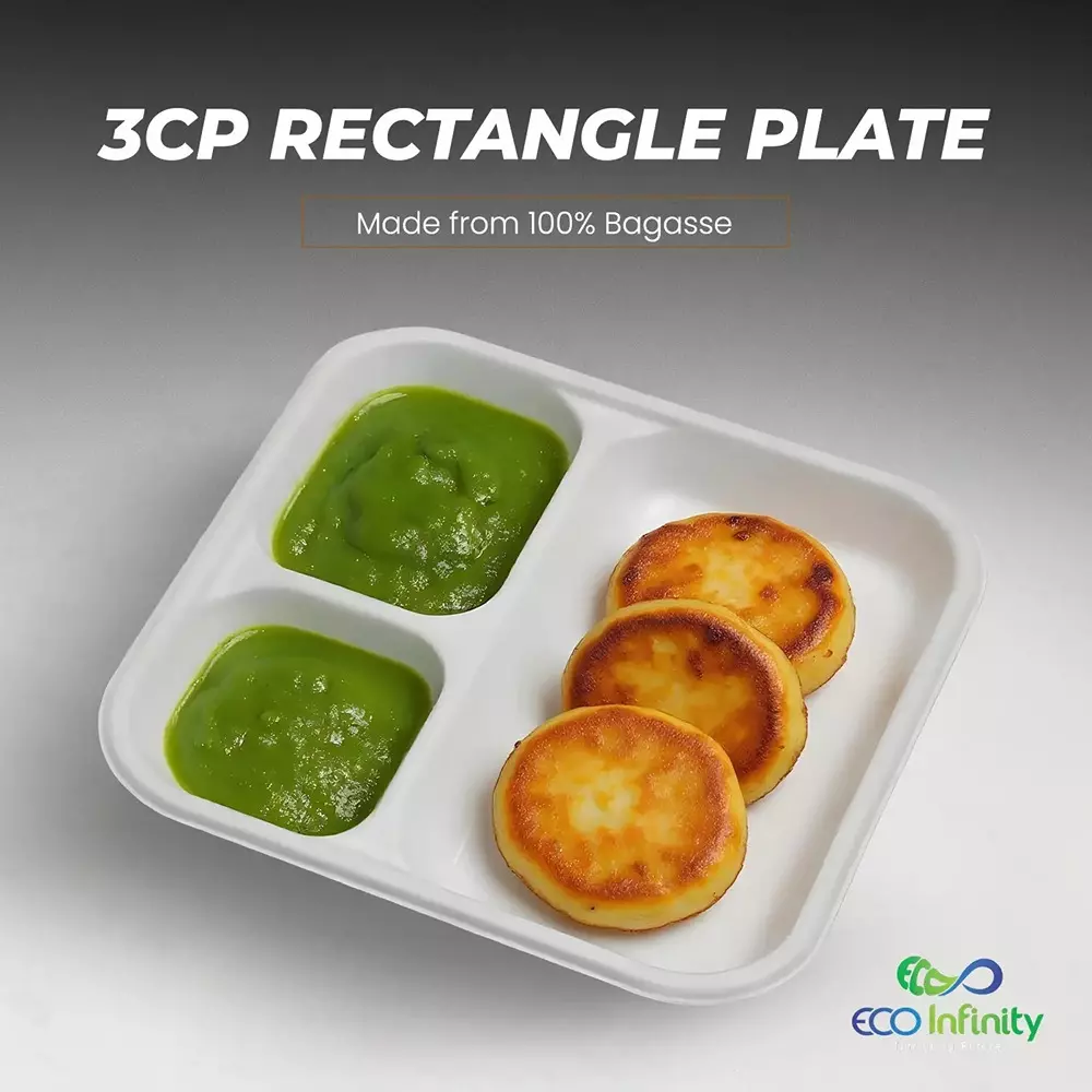 eco-infinity-sectioned-disposable-plate-rectangular-white-3-compartments-2286-mm-9-inch-plate-size-pack-of-100