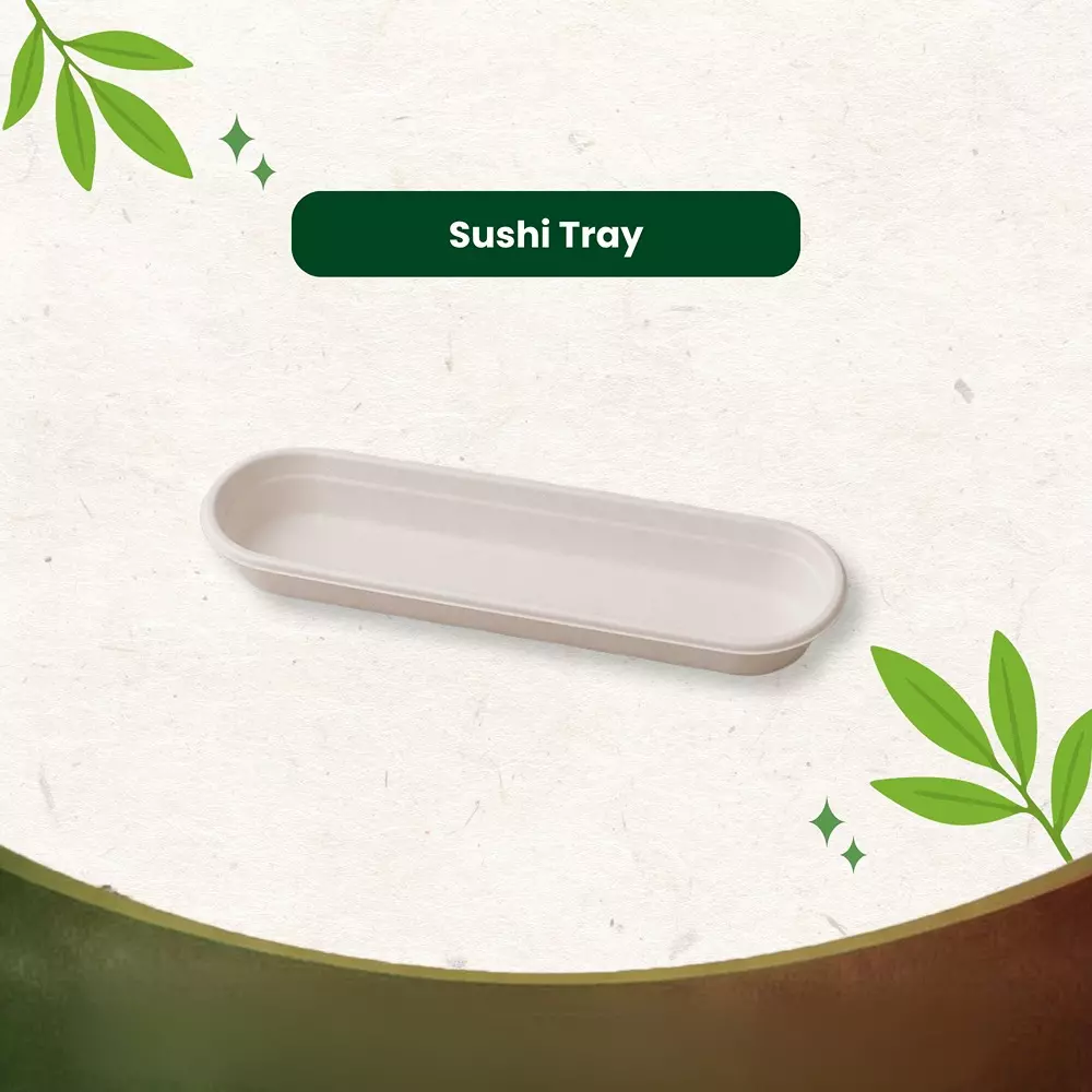 eco-aaroyaa-shushi-tray-sugarcane-bagasse-white-for-serving-snack-dinner-foods-pack-of-50-pcs