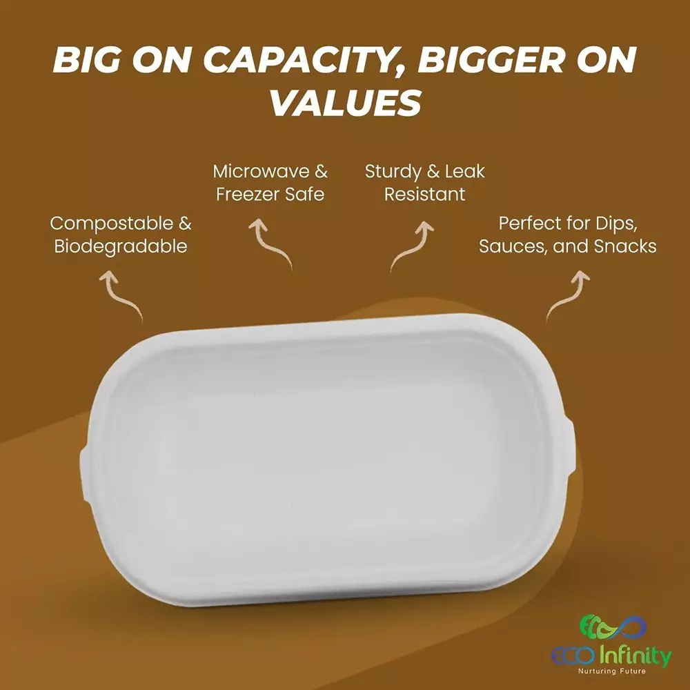 eco-infinity-disposable-serving-bowl-oval-white-208-mm-length-500-ml-capacity-pack-of-100