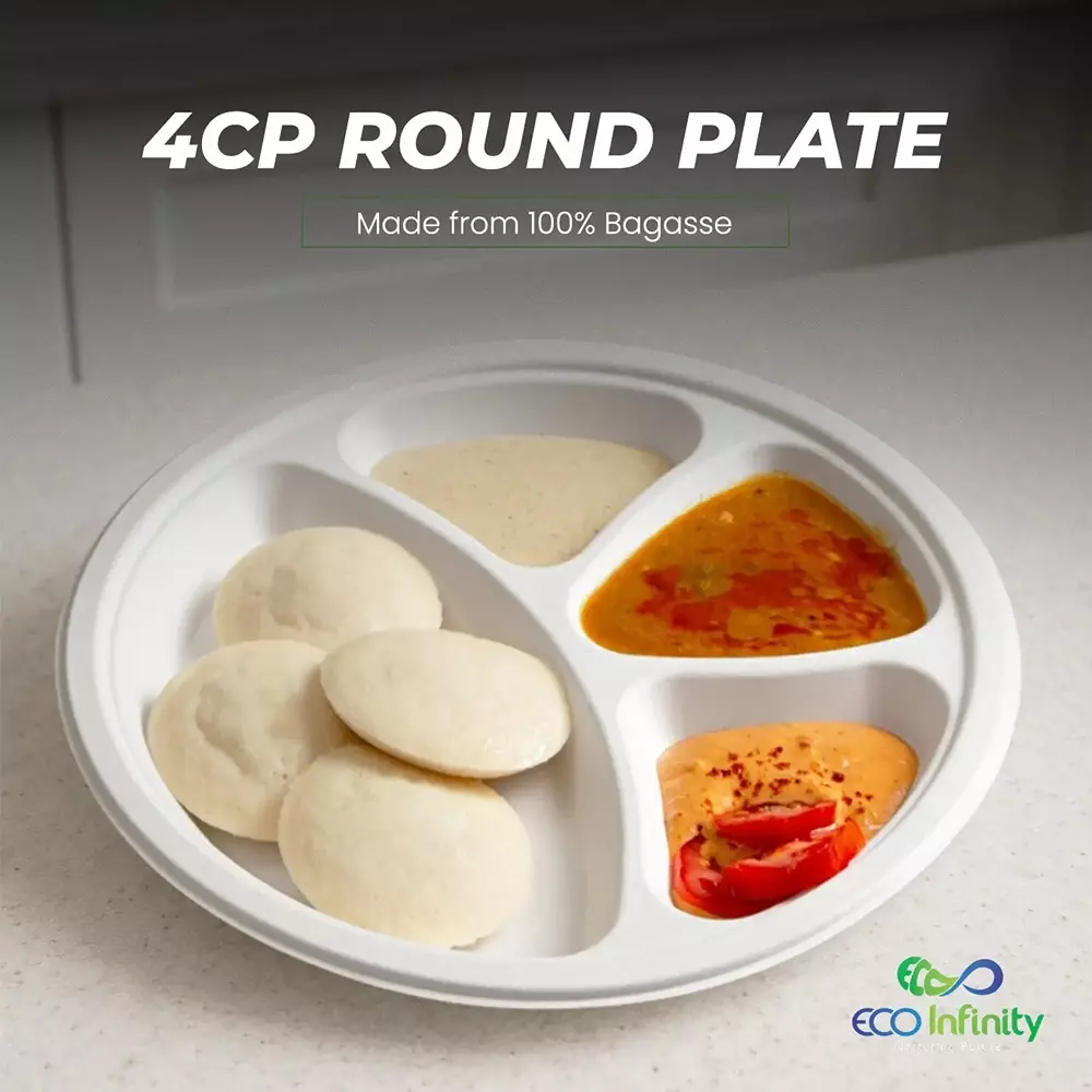 eco-infinity-sectioned-disposable-plate-round-white-4-compartments-3048-mm-12-inch-plate-size-pack-of-25