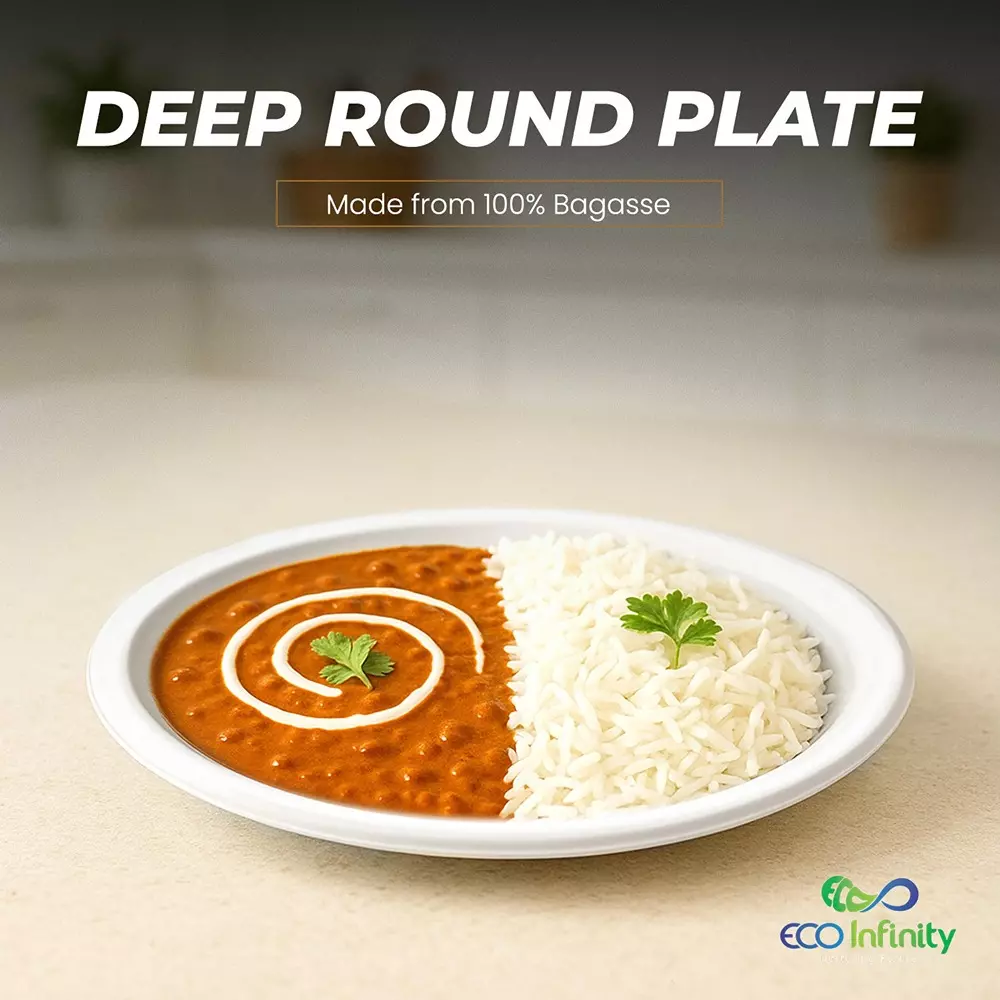 eco-infinity-disposable-plate-round-shape-white-sugarcane-bagasse-7-inch-1778-cm-size-for-serving-snack-dinner-foods-pack-of-25-pcs