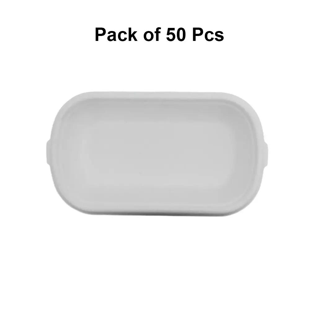 eco-infinity-disposable-serving-bowl-oval-white-208-mm-length-500-ml-capacity-pack-of-50