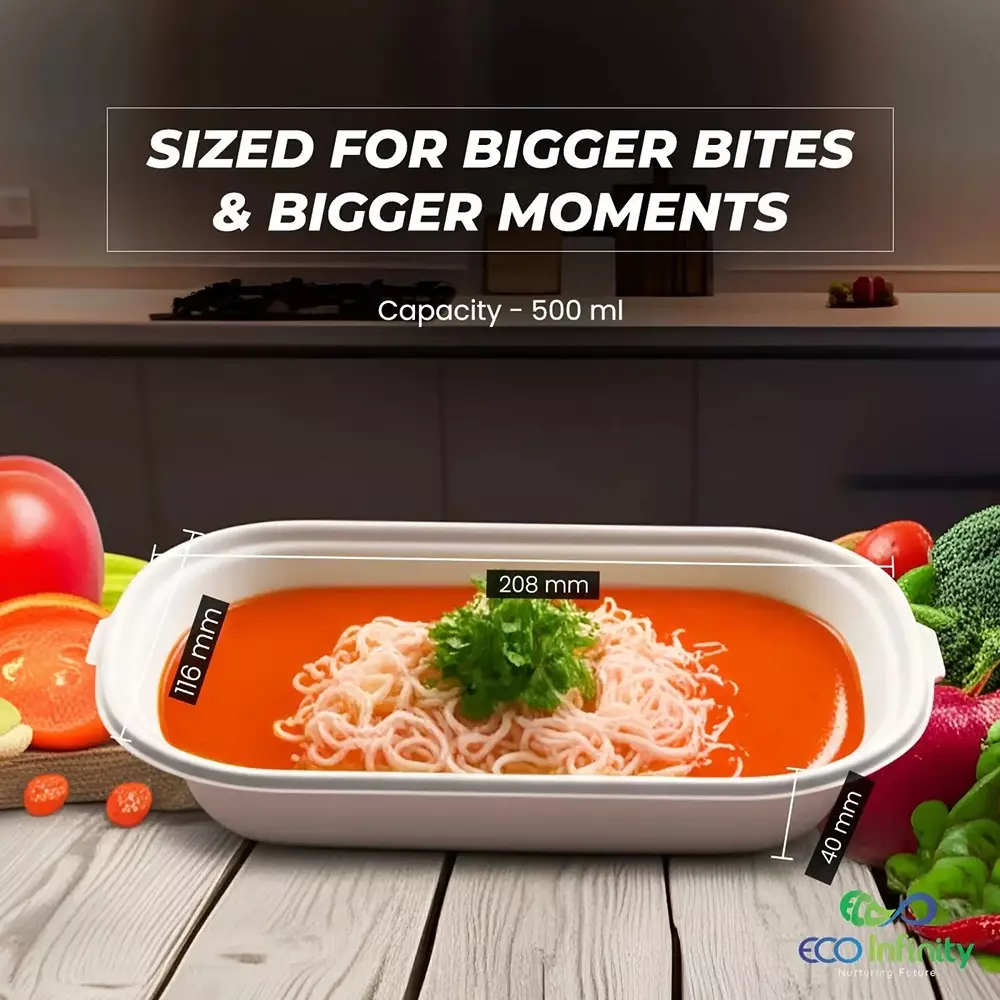 eco-infinity-disposable-serving-bowl-oval-white-208-mm-length-500-ml-capacity-pack-of-50