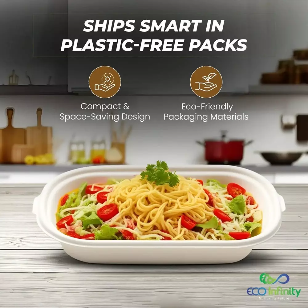eco-infinity-disposable-serving-bowl-oval-white-208-mm-length-500-ml-capacity-pack-of-50