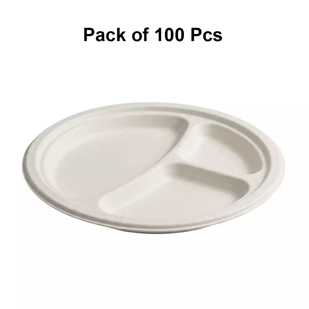 eco-infinity-sectioned-disposable-plate-round-white-3-compartments-2286-mm-9-inch-plate-size-pack-of-100