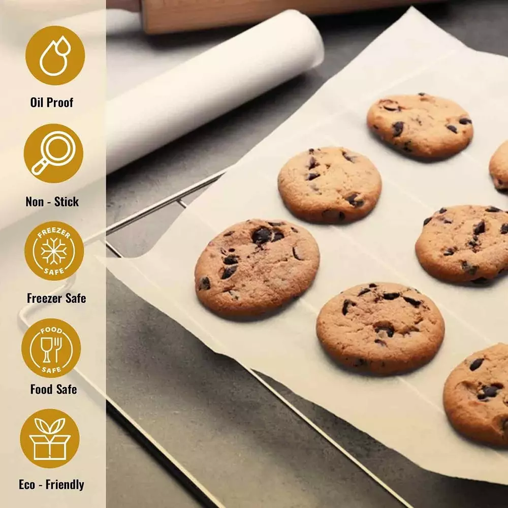 Imvelo Wrapping n Baking Paper Roll 20 m Length Eco-Friendly White (Pack of 49 Rolls)