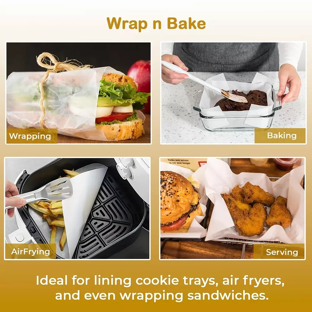 Imvelo Wrapping n Baking Paper Roll 20 m Length Eco-Friendly White (Pack of 49 Rolls)