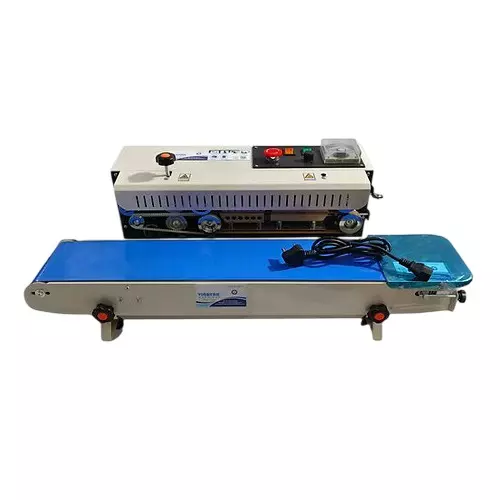 Vinayak Machines 1 kW Polybag Sealing Machine Button Band Sealer Iron Body with Adjustable Temperature Controller