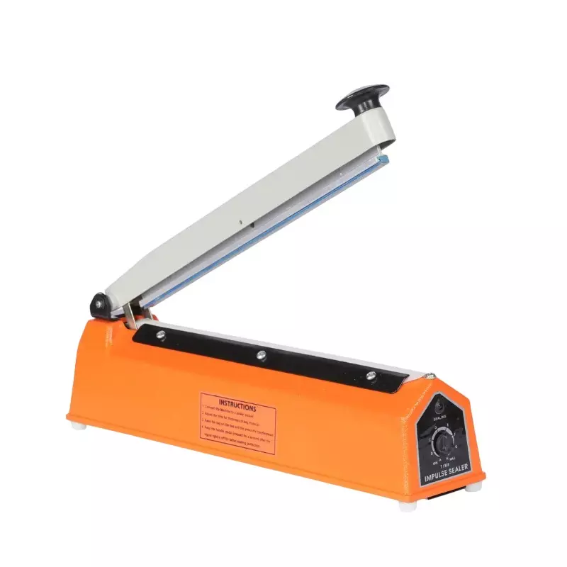 GENERIC Impulse Type Hand Sealer Machine Mild Steel 12 Inch (30.48 cm) Size 400 W Power Corded Electric for Plastic Pouch Packing Sealer