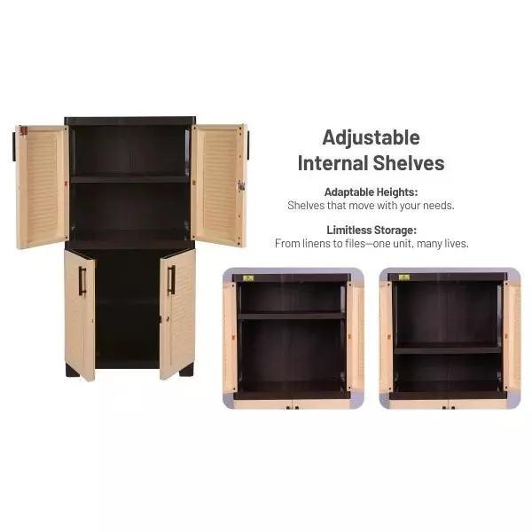 italica-4-feet-12192-cm-plastic-storage-cabinet-brown-and-almond-color-5514