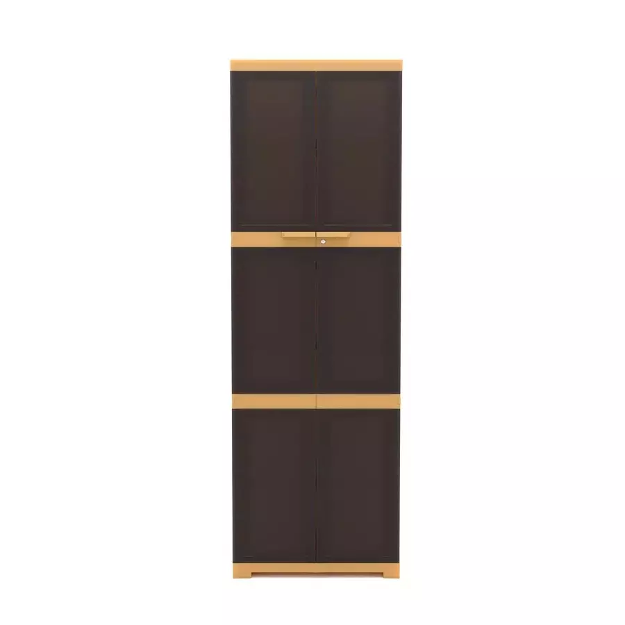 nilkamal-freedom-mini-storage-cabinet-powder-coated-weathered-brown-biscuit-plastic-595x355x1825-cm-large-for-home-office-use