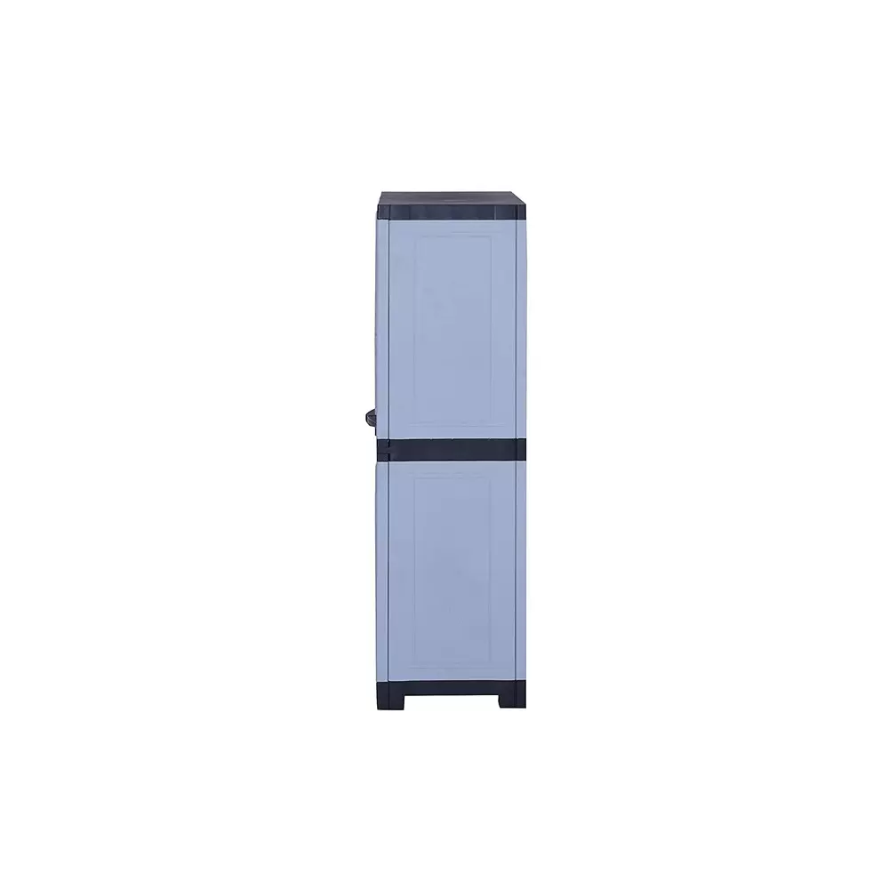 SUPREME Fusion-02 3 Shelves Cabinet Rectangular Charcol & Sky Grey Medium 11.19 Kg