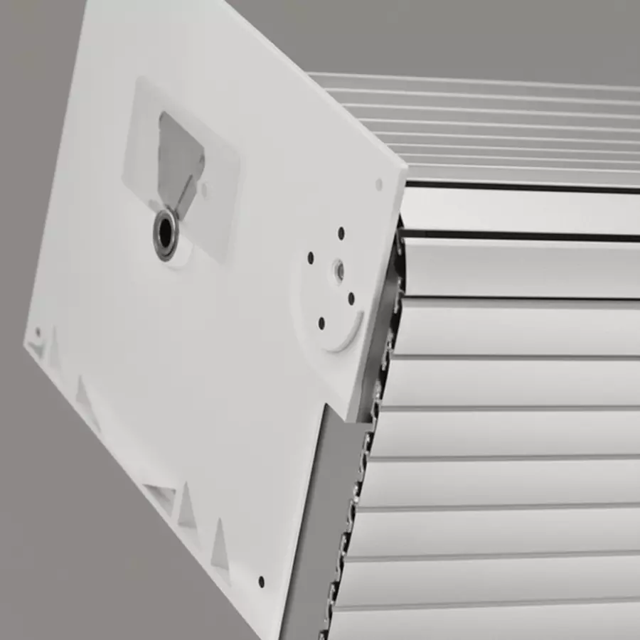 Harrison Rolling Shutter PVC White 600 mm (24 Inch) for Overhead/Wall Cabinets, 1680