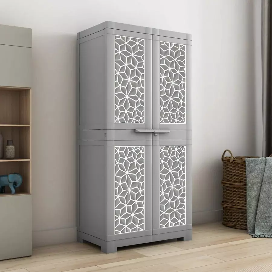 nilkamal-freedom-mini-medium-fmm-star-plastic-storage-cabinet-haze-grey-milky-white-color