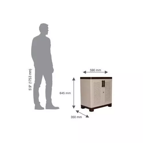 italica-2-feet-6096-cm-plastic-storage-cabinet-brown-and-almond-color-5512