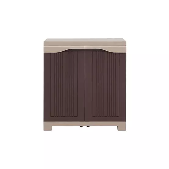 SUPREME Plastic Almirah Globus Brown No. of Doors 2, ASPEN 1