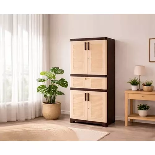 italica-4-feet-12192-cm-drawer-plastic-storage-cabinet-brown-and-biscuit-color-5514dr