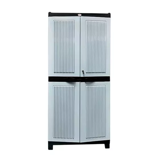 SUPREME Plastic Almirah Charcoal/Grey No. of Doors 2, HARMONY