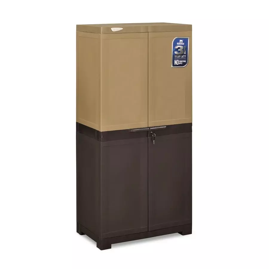 nilkamal-freedom-mini-storage-cabinet-powder-coated-rattan-dark-beige-weather-brown-plastic-595x37x122-cm-medium-for-home-office-use