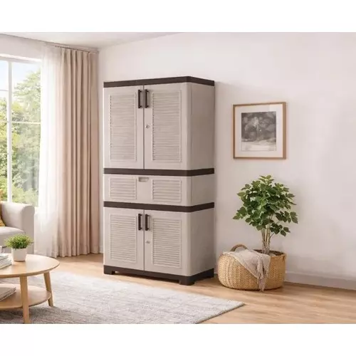italica-4-feet-12192-cm-drawer-plastic-storage-cabinet-brown-and-almond-color-5514dr