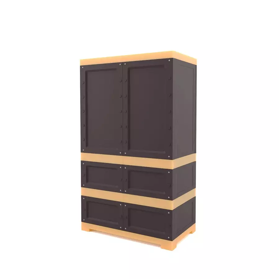 nilkamal-freedom-storage-cabinet-with-2-drawer-powder-coated-weathered-brown-biscuit-plastic-595x355x1085-cm-medium-for-home-office-use
